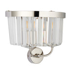 Amos Windsor Wall Light Bright Nickel