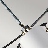 Elstead Balance 5 Light Chandelier Black