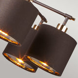 Elstead Balance 5 Light Chandelier Brown