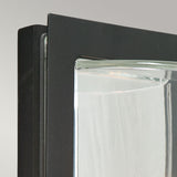 Norlys Basel Wall Light- Black With Clear Glass