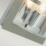 Norlys Basel Wall Light - Stainless Steel With Clear Glass