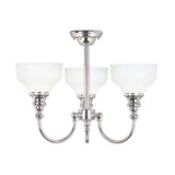 Elstead Cheadle 3 Light Semi-Flush