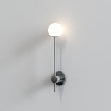 Astro Orb Single Polished Chrome Bathroom Wall Light