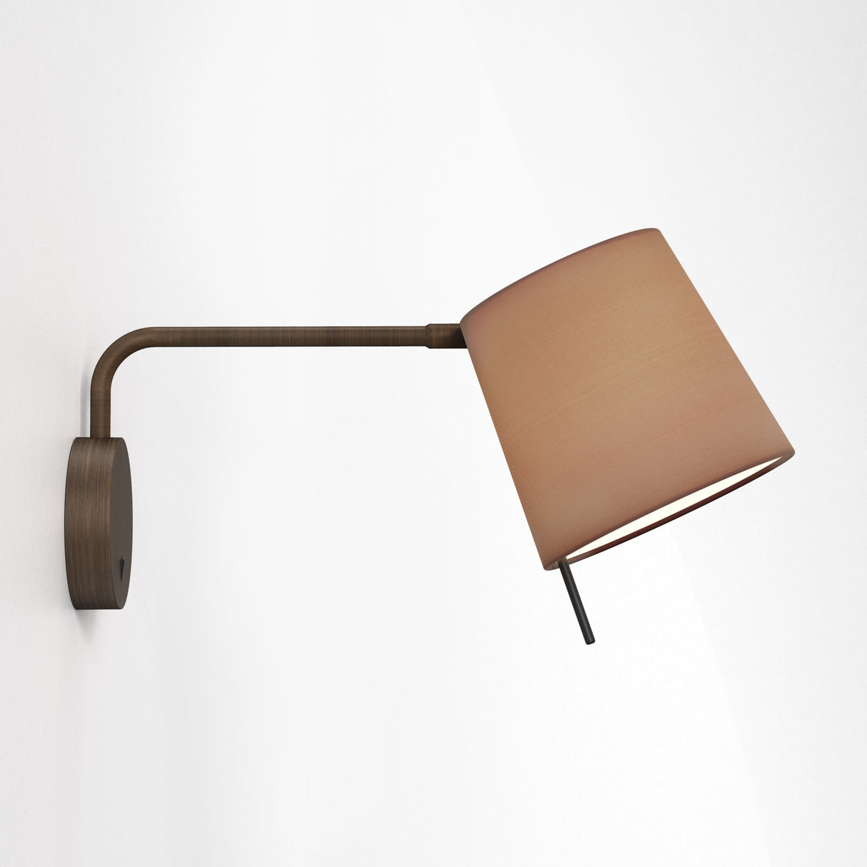 Astro Mitsu Swing Arm Base Bronze Interior Wall Light