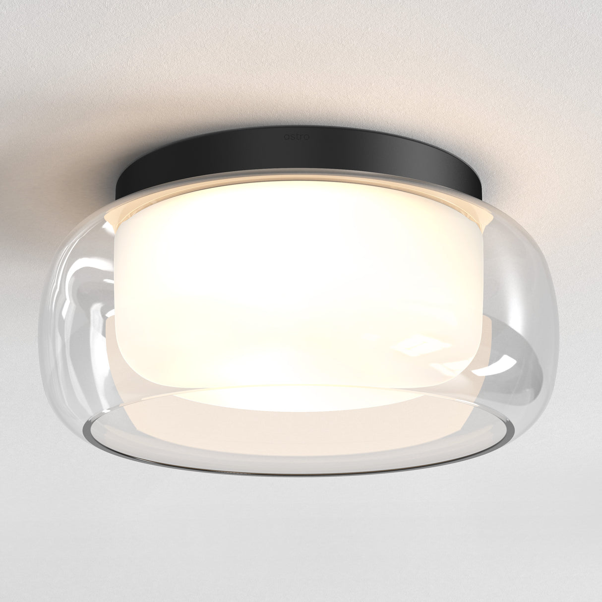 Astro Aquina Ceiling 360 Matt Black Bathroom Ceiling Light
