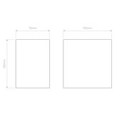 Astro Oslo 100 LED Textured Black Outdoor Wall Light