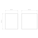 Astro Dunbar 100 LED Textured Black Outdoor Wall Light