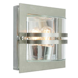 Norlys Bern 1 Light Wall Lantern - Stainless Steel With Clear Glass
