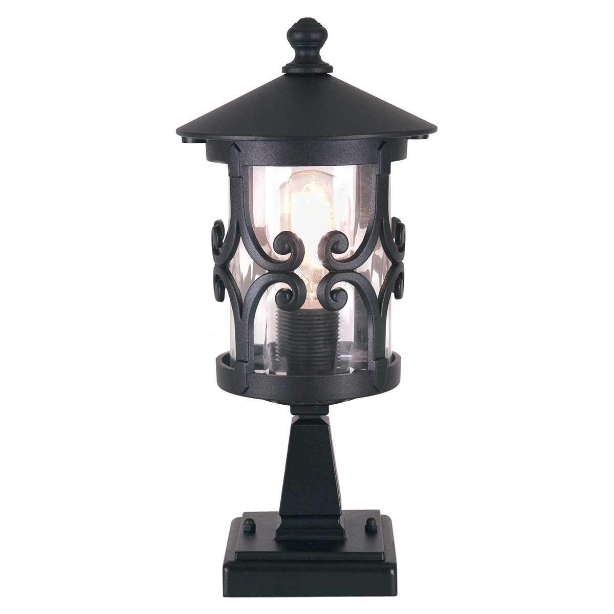 Elstead Hereford 1 Light Pedestal Lantern