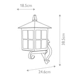 Elstead Winchester 1 Light Wall Up Lantern