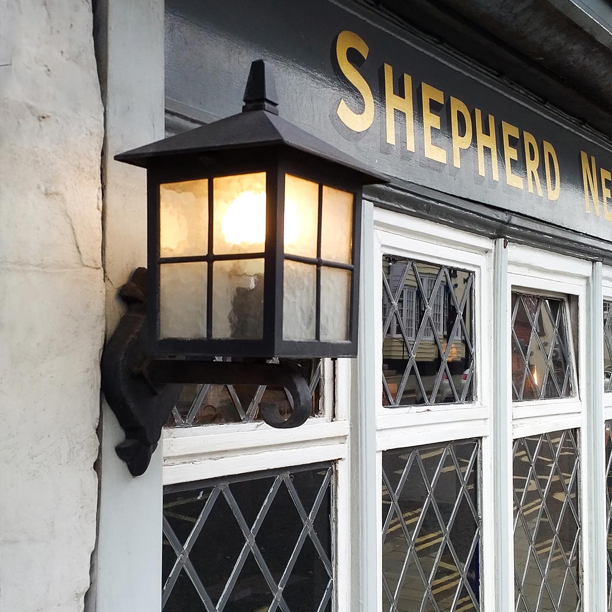 Elstead Winchester 1 Light Wall Up Lantern