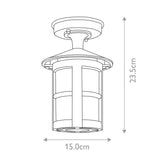Elstead Hereford 1 Light Porch Lantern
