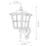 Elstead Canterbury 1 Light Wall Up Lantern