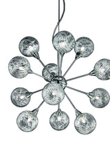 Brick Lane Budleigh 12 Light Chandelier Polished Chrome –  from Amos Lighting + Home