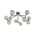 Brick Lane Castlands 10 Ceiling Light Chrome and Glass –  from Amos Lighting + Home