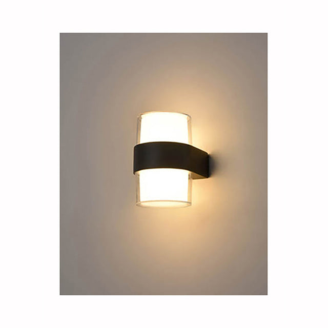 Brick Lane Cheyne Outdoor LED Wall Light Matt Black IP54 –  from Amos Lighting + Home