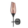 Brick Lane Colombo Wall Light Copper Glass –  from Amos Lighting + Home