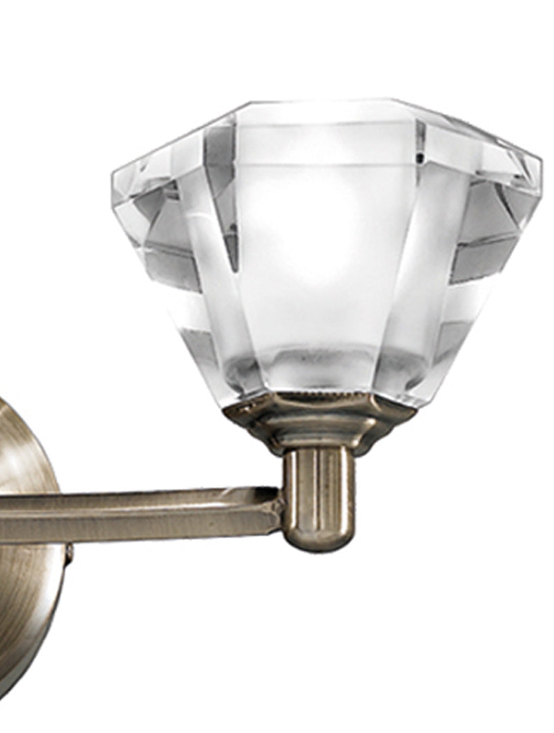 Brick Lane Crystal Wall Light Antique Bronze –  from Amos Lighting + Home