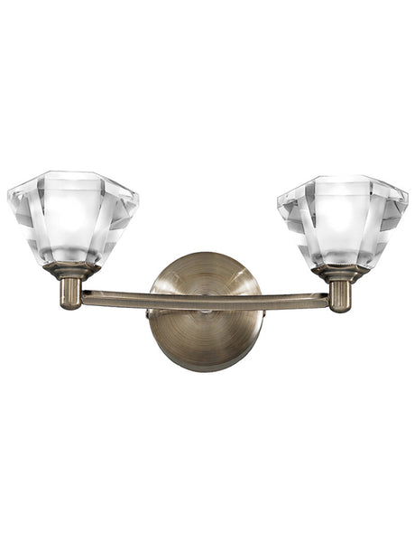 Brick Lane Crystal Wall Light Antique Bronze –  from Amos Lighting + Home