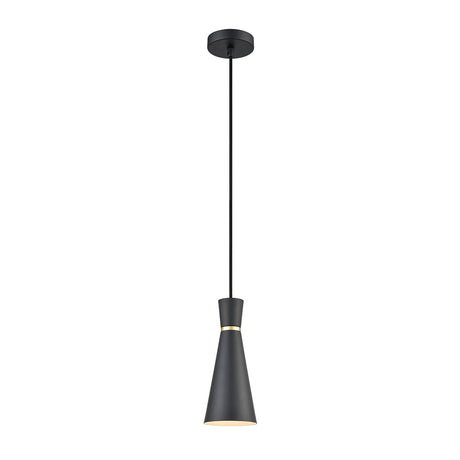 Brick Lane Gladstone Slimeline Pendant Satin Black –  from Amos Lighting + Home