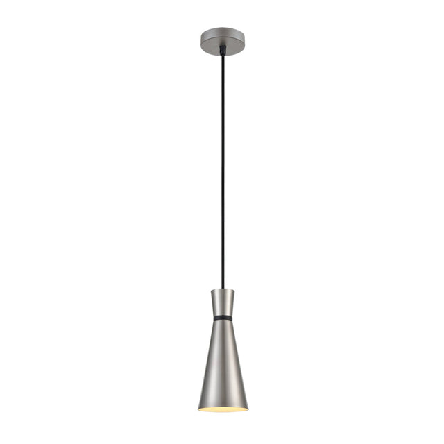 Brick Lane Gladstone Slimline Pendant Satin Nickel –  from Amos Lighting + Home