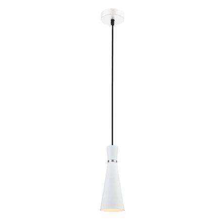 Brick Lane Gladstone Slimline Pendant Satin White –  from Amos Lighting + Home