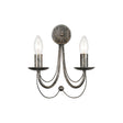 Brick Lane Handel Wall Light Brushed Silver Ironwork –  from Amos Lighting + Home