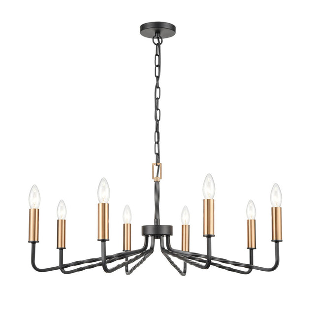 Brick Lane Henry 8 Light Chandelier Dark Antique Bronze –  from Amos Lighting + Home