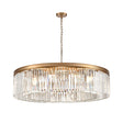 Brick Lane Highclere Brushed Brass Chandelier 12 Light –  from Amos Lighting + Home