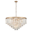 Brick Lane Highclere Brushed Brass Chandelier 30 Light –  from Amos Lighting + Home