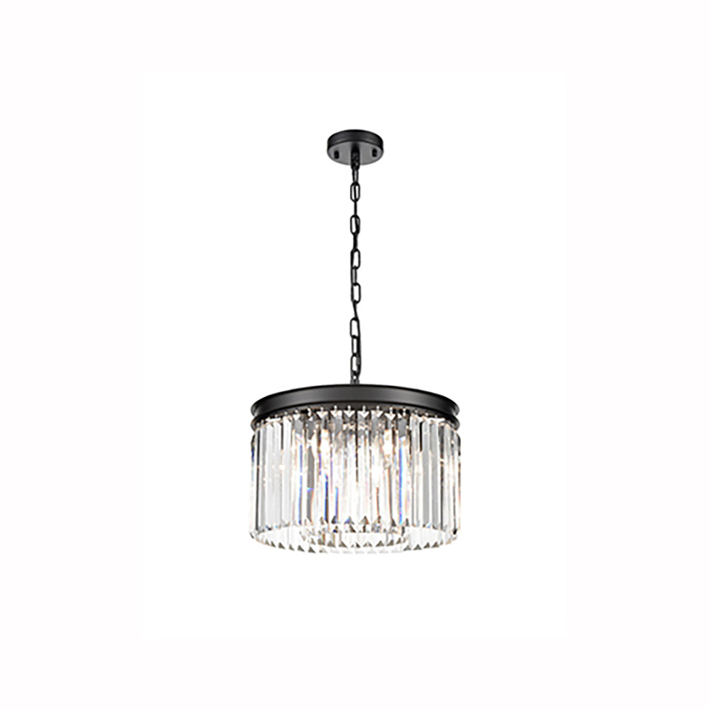 Brick Lane Highclere Matt Black Chandelier 5 Light –  from Amos Lighting + Home