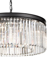 Brick Lane Highclere Matt Black Chandelier 8 Light –  from Amos Lighting + Home