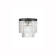 Brick Lane Highclere Matt Black Chandelier Wall Light –  from Amos Lighting + Home