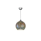 Brick Lane Illusion Multi Coloured Pendant Polished Chrome –  from Amos Lighting + Home