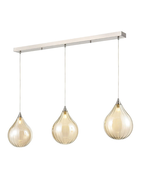 Brick Lane Katy 3 Bar Pendant Copper, Smoke, Amber or Clear –  from Amos Lighting + Home