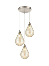 Brick Lane Katy 3lt Cluster Pendant Copper, Smoke, Amber or Clear –  from Amos Lighting + Home