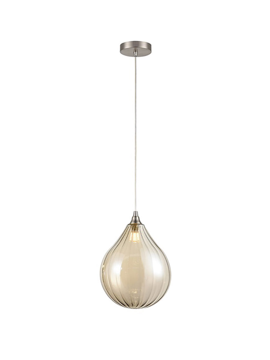 Brick Lane Katy Large Pendant Copper, Smoke, Amber or Clear –  from Amos Lighting + Home