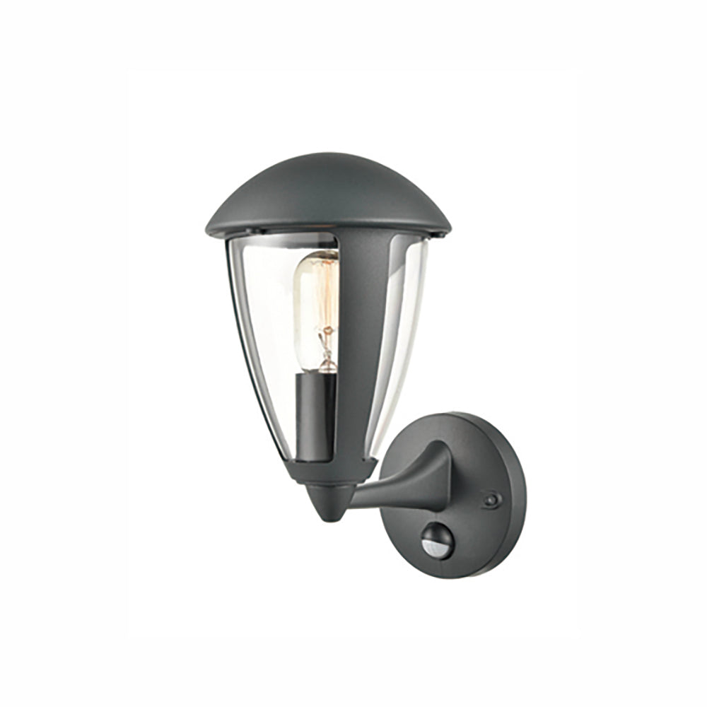 Brick Lane Lyons Outdoor Wall Light Charcoal with PIR IP54 –  from Amos Lighting + Home