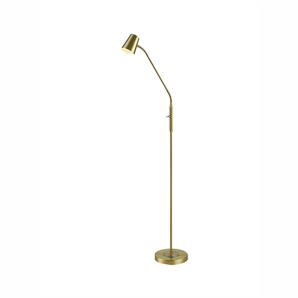 Brick Lane Montem Reading Floor Lamp Bronze –  from Amos Lighting + Home