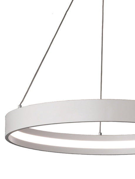 Brick Lane Solar LED Ceiling Chandelier Ivory Small –  from Amos Lighting + Home