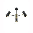 Brick Lane Thackeray 3 Arm Ceiling Spotlight Black –  from Amos Lighting + Home