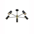 Brick Lane Thackeray 5 Arm Ceiling Spotlight Black –  from Amos Lighting + Home