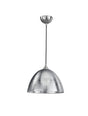 Brick Lane Victor Large Pendant Silver Spun Textured Glass –  from Amos Lighting + Home