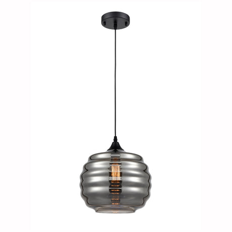 Brick Lane Wythburn Pendant Smoked Glass –  from Amos Lighting + Home