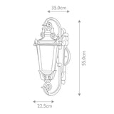 Elstead Baltimore 1 Light Medium Wall Lantern