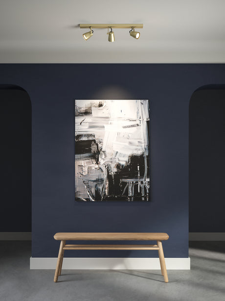 Astro Juno Triple Bar Matt Brushed Brass Interior Spotlight