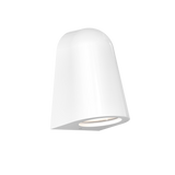 Astro Mast Light Gloss Glaze White Coastal Wall Light