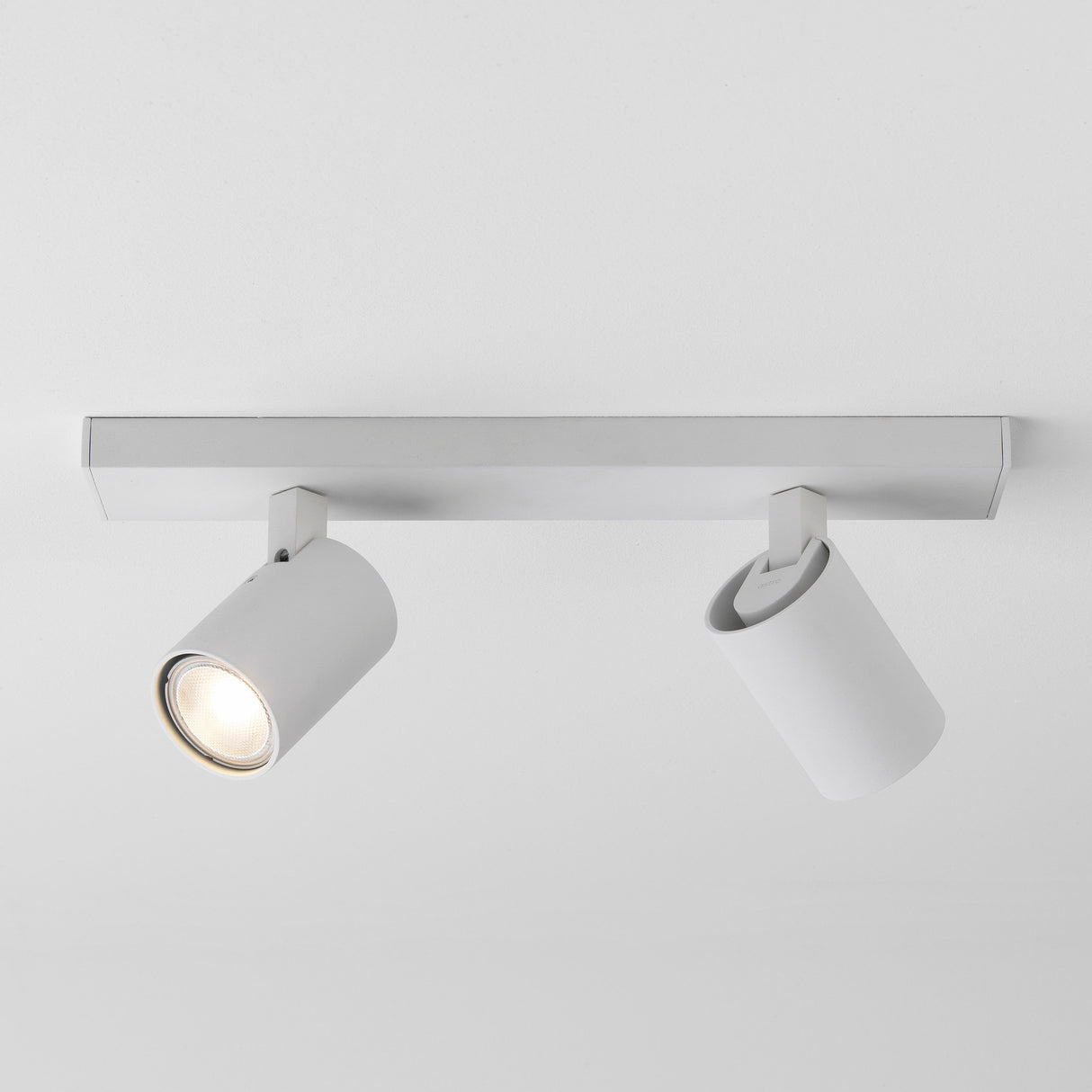 Astro Ascoli Twin Textured White Interior Spotlight