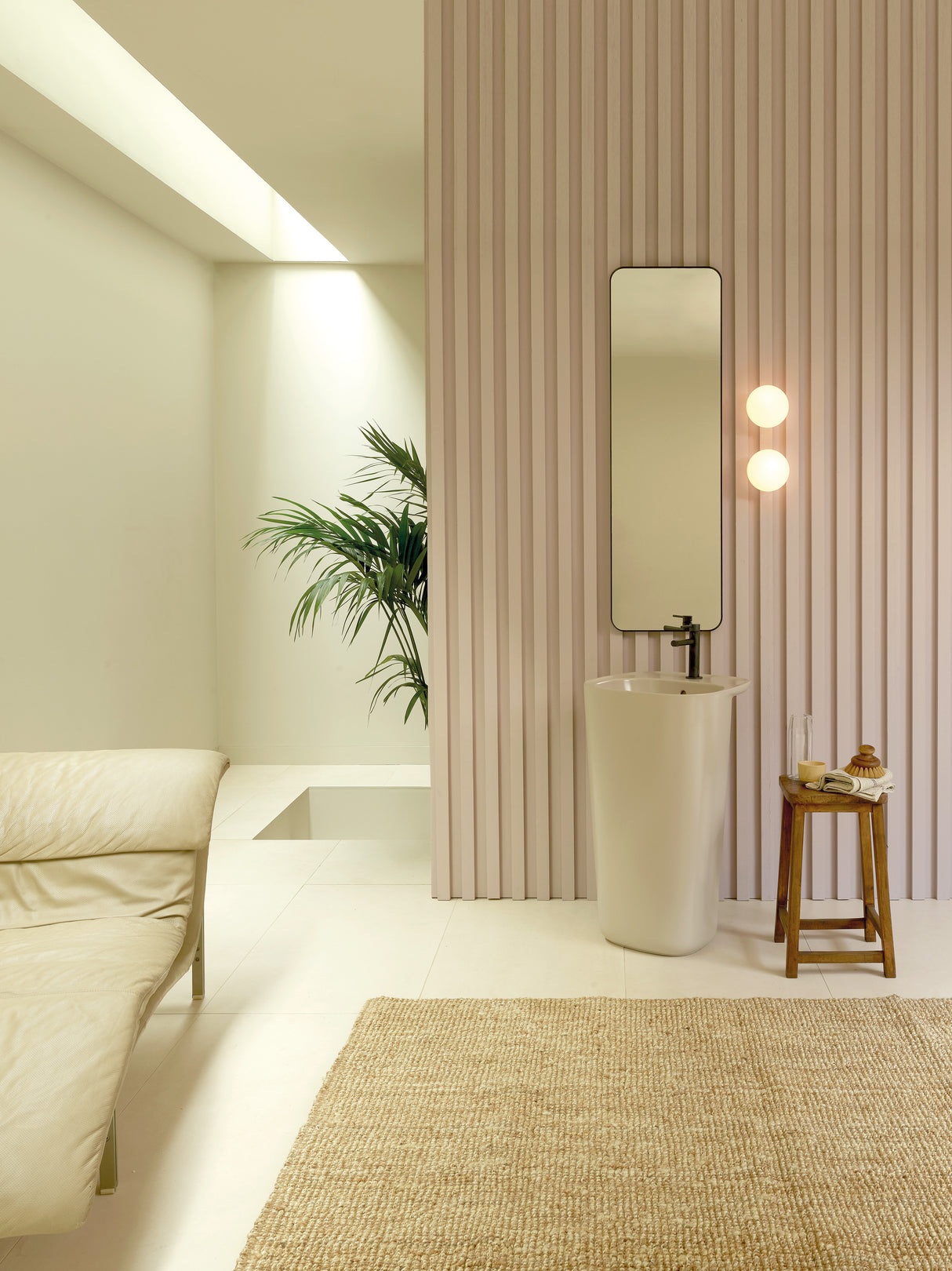 Astro Zeppo Wall Matt Black Bathroom Wall Light