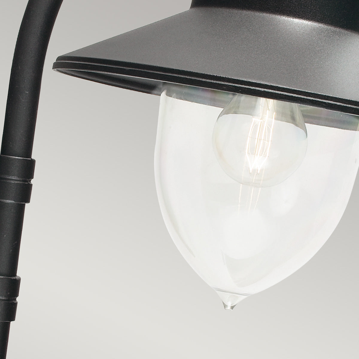 Norlys Como 1 Light Wall Lantern - Black